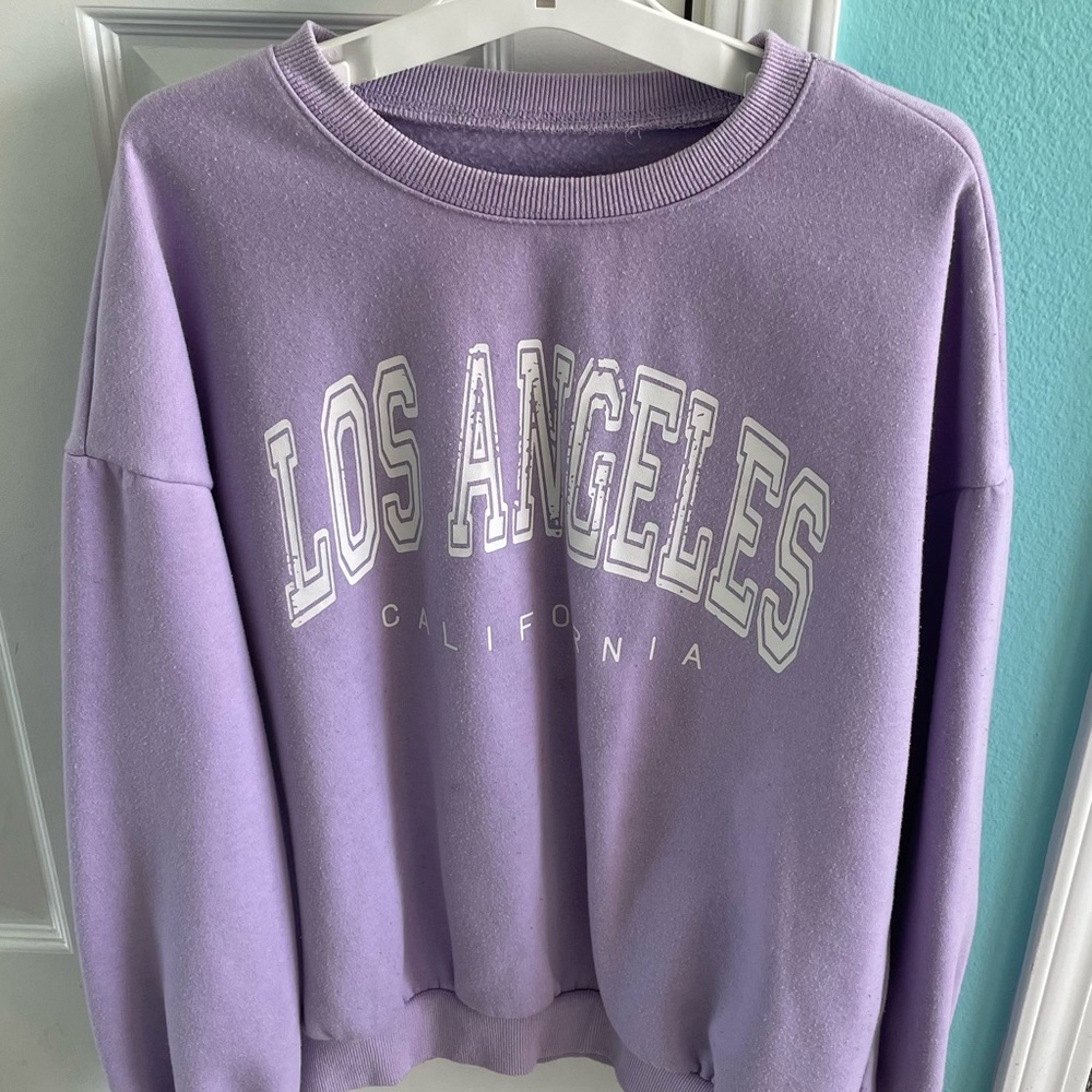 Purple Los Angeles Sweatshirt